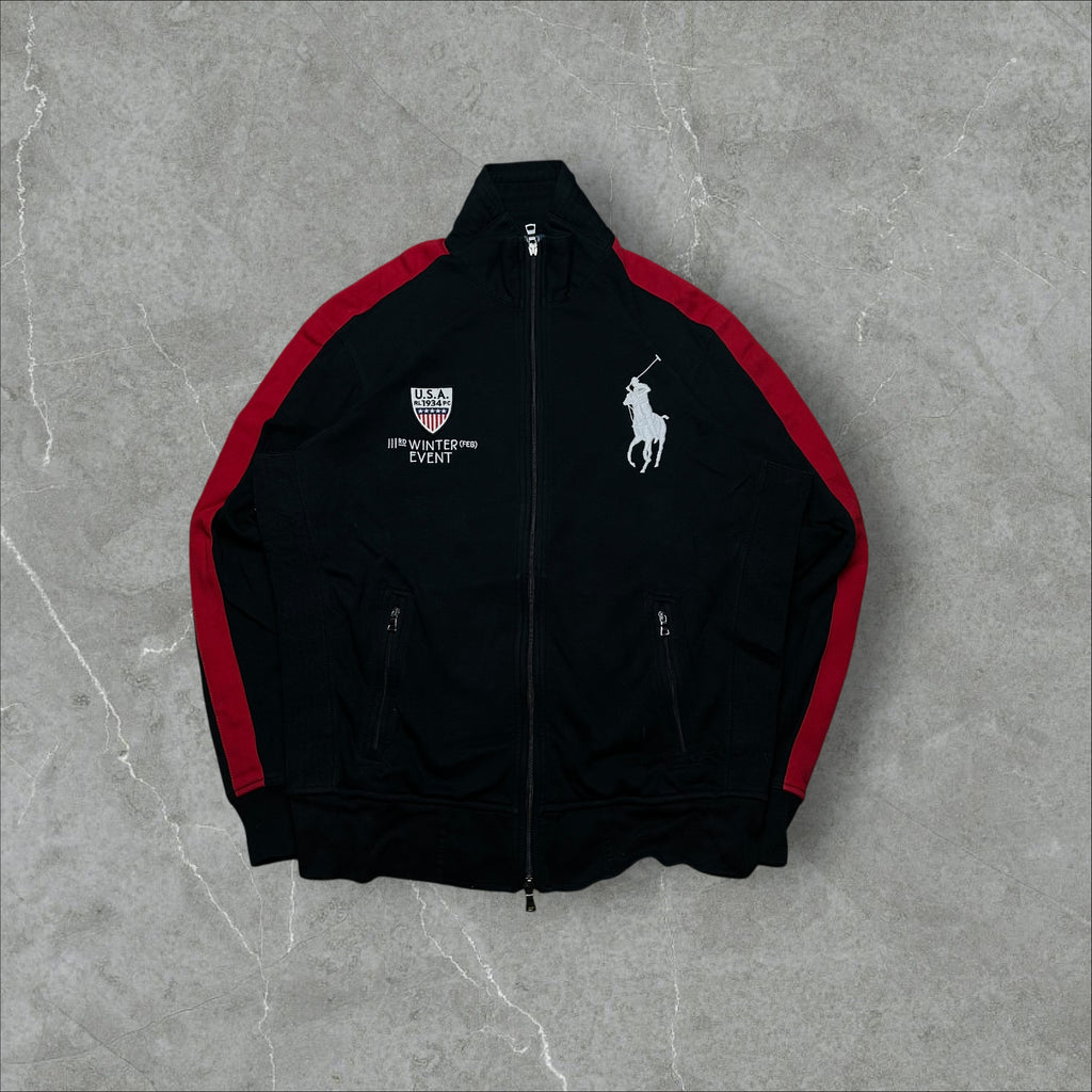 Vintage Ralph Lauren big Pony Zipper Jacke (S-M)