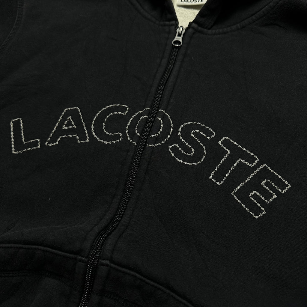 Vintage Lacoste Zipper Jacke Spellout (L)