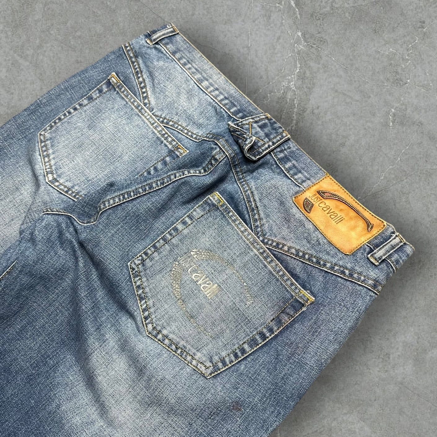 Vintage Just Cavalli Baggy Jeans (M)