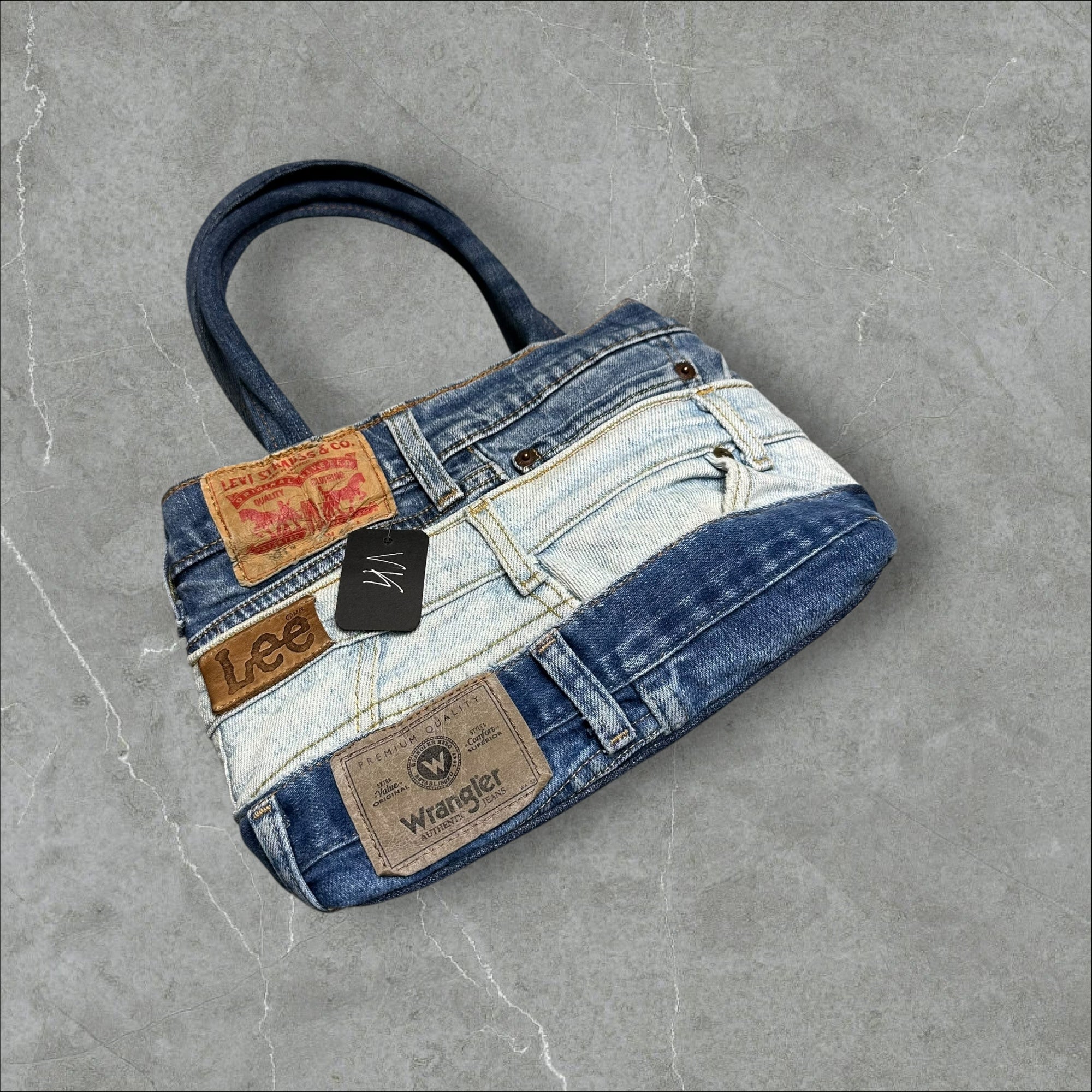 Vintage reworked Jeans Bag