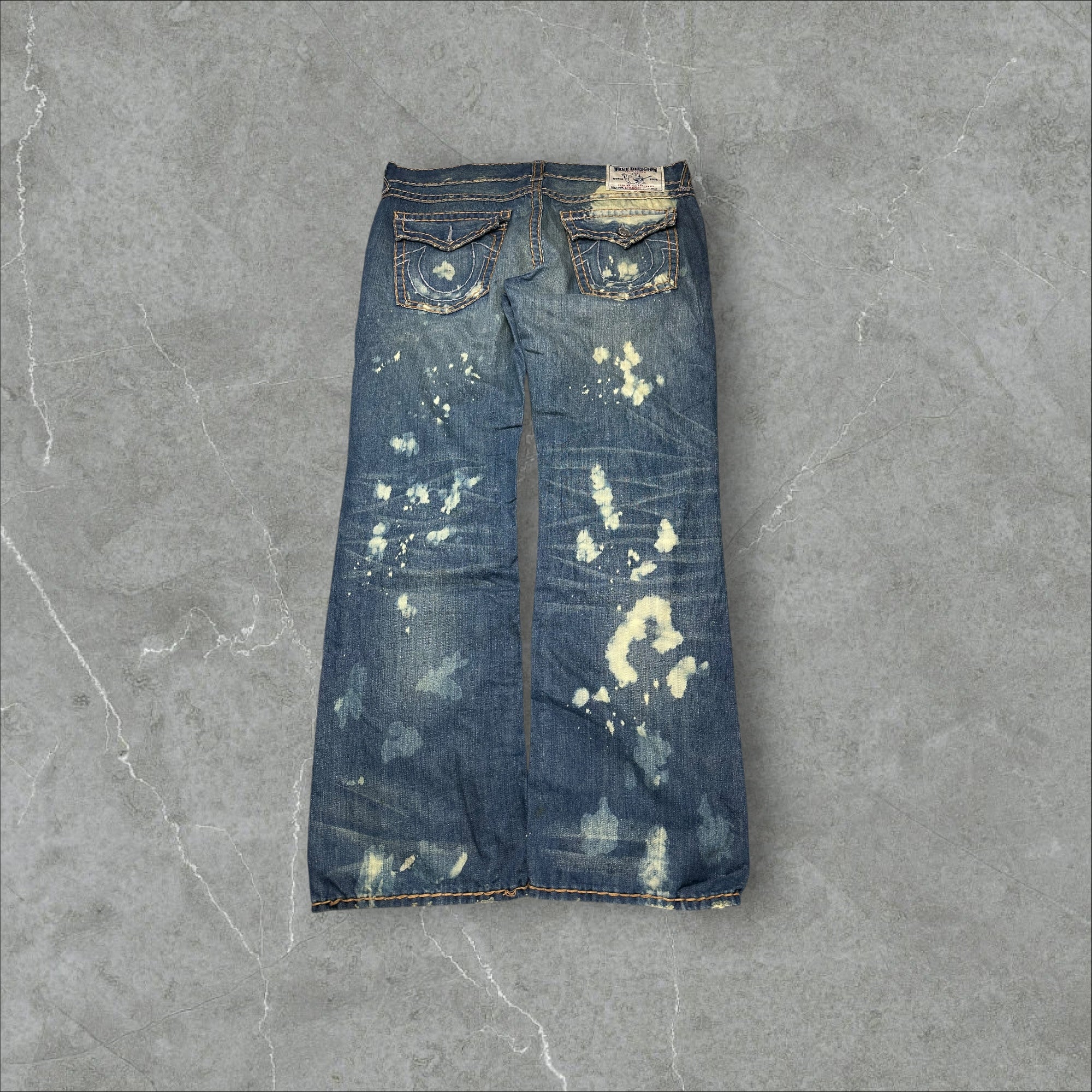 Vintage True Religion Jeans bleached (XL-XXL)
