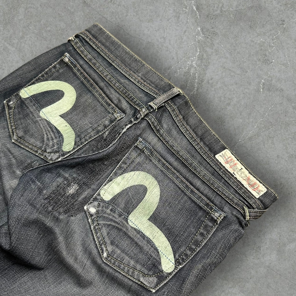 Vintage Evisu Low waist Bootcut Jeans Damen (S)
