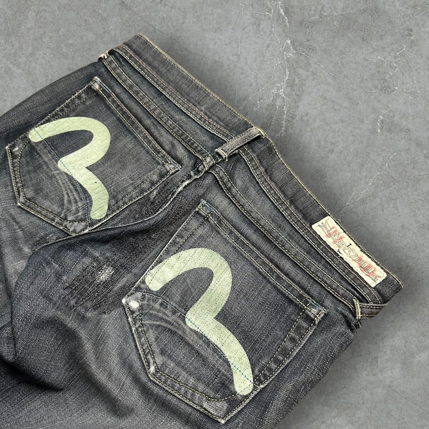 Vintage Evisu Low waist Bootcut Jeans Damen (S)