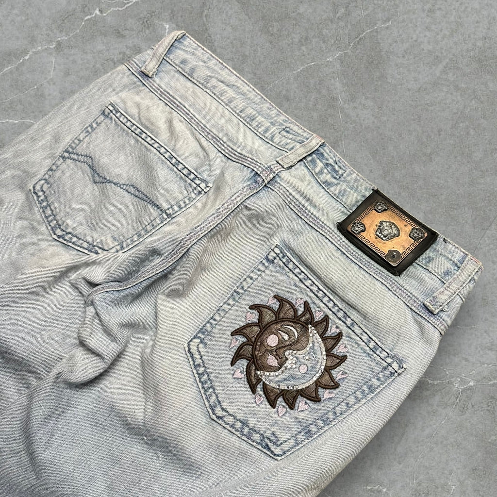 Crazy Vintage Versace Bootcut Jeans Damen (S-M)