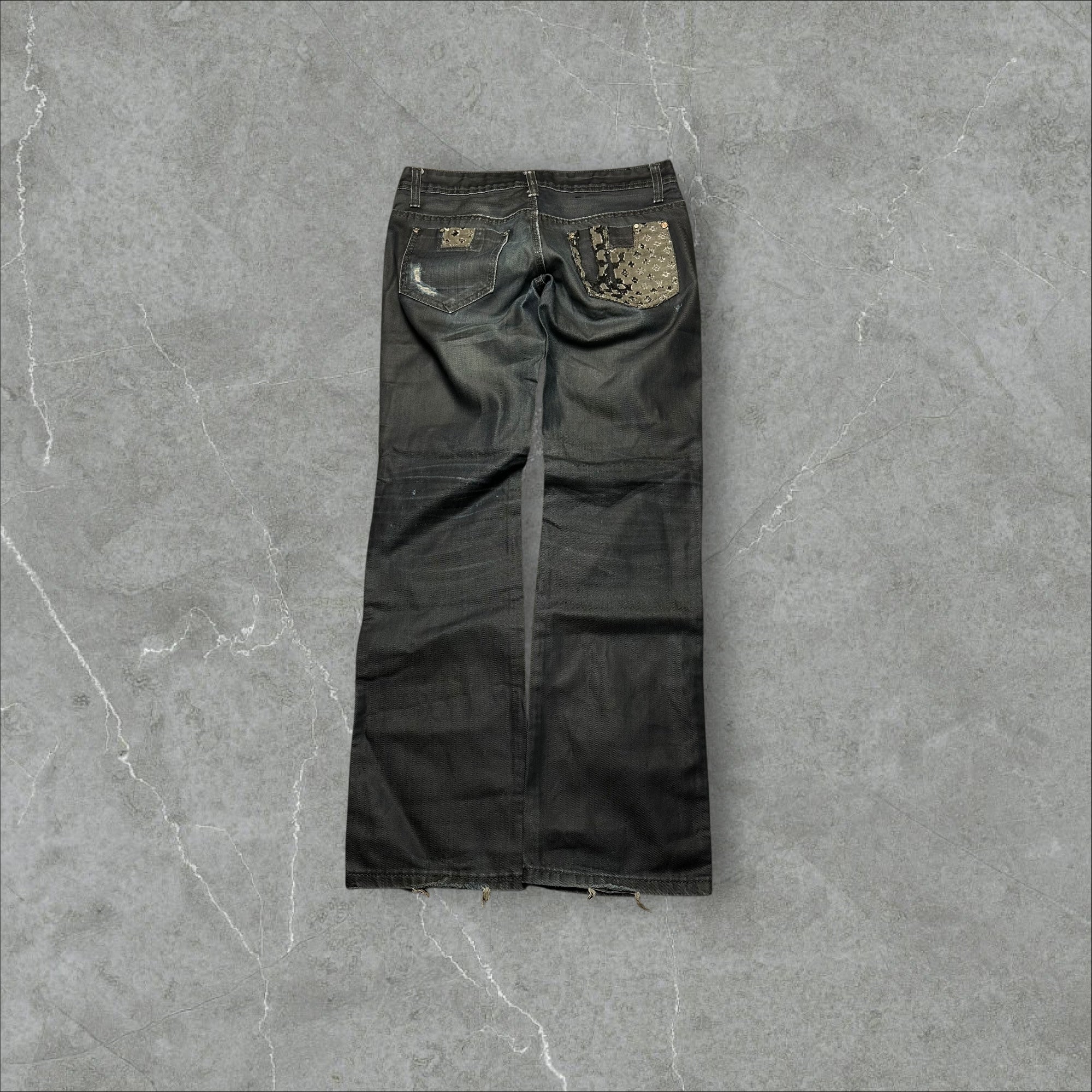 Vintage Customized LV Monogram Jeans (S-M)