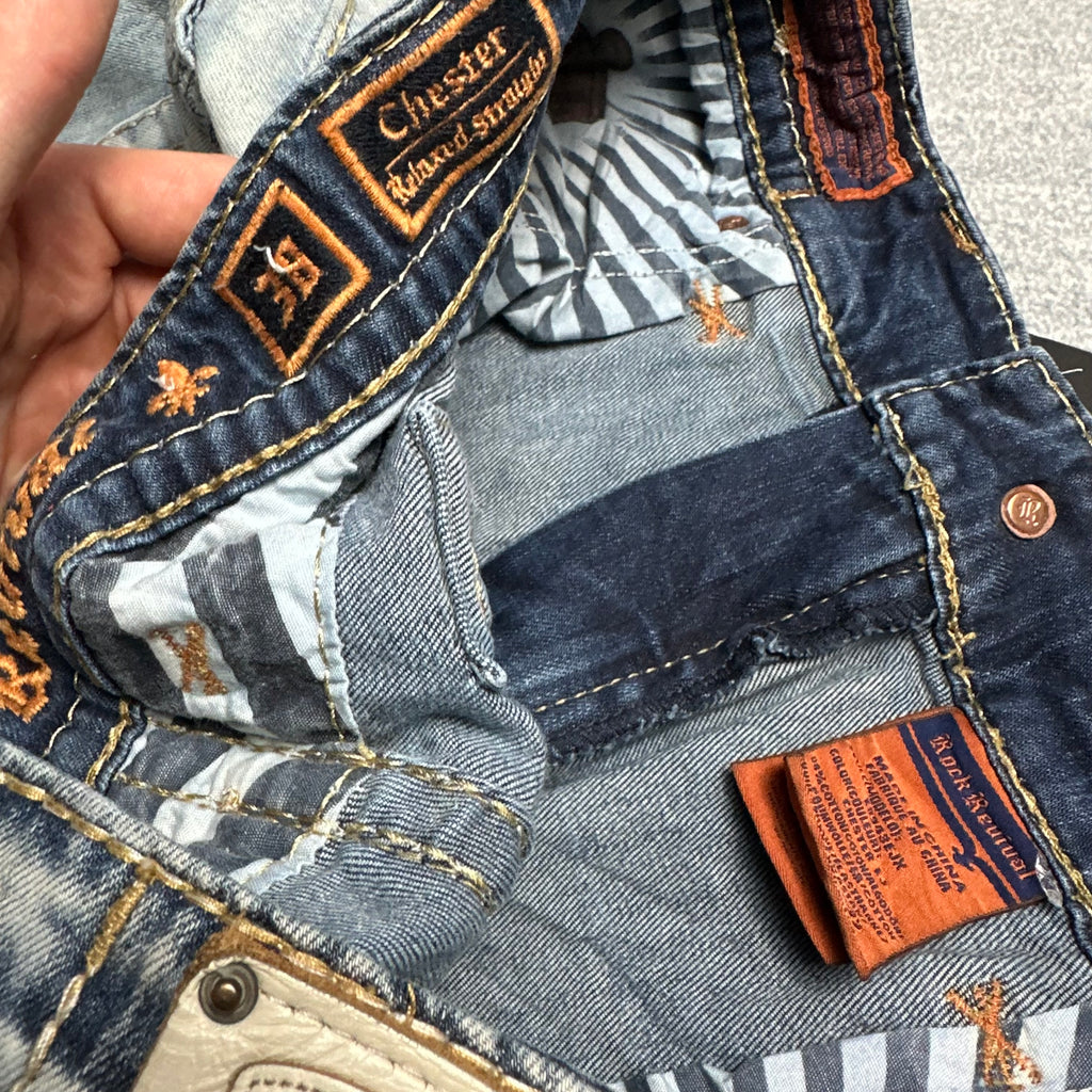 Vintage Rock Revival Jeans (XL)