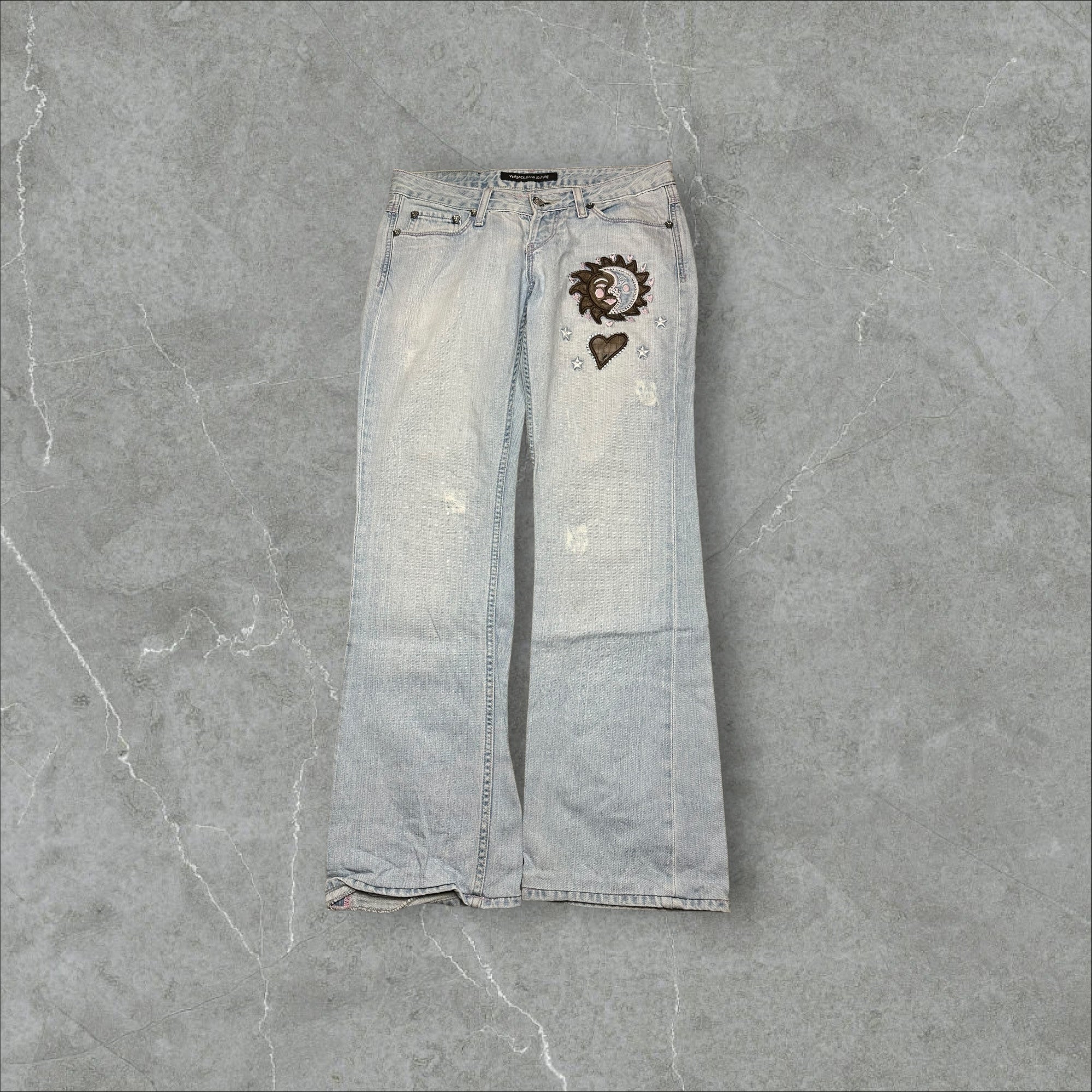 Crazy Vintage Versace Bootcut Jeans Damen (S-M)