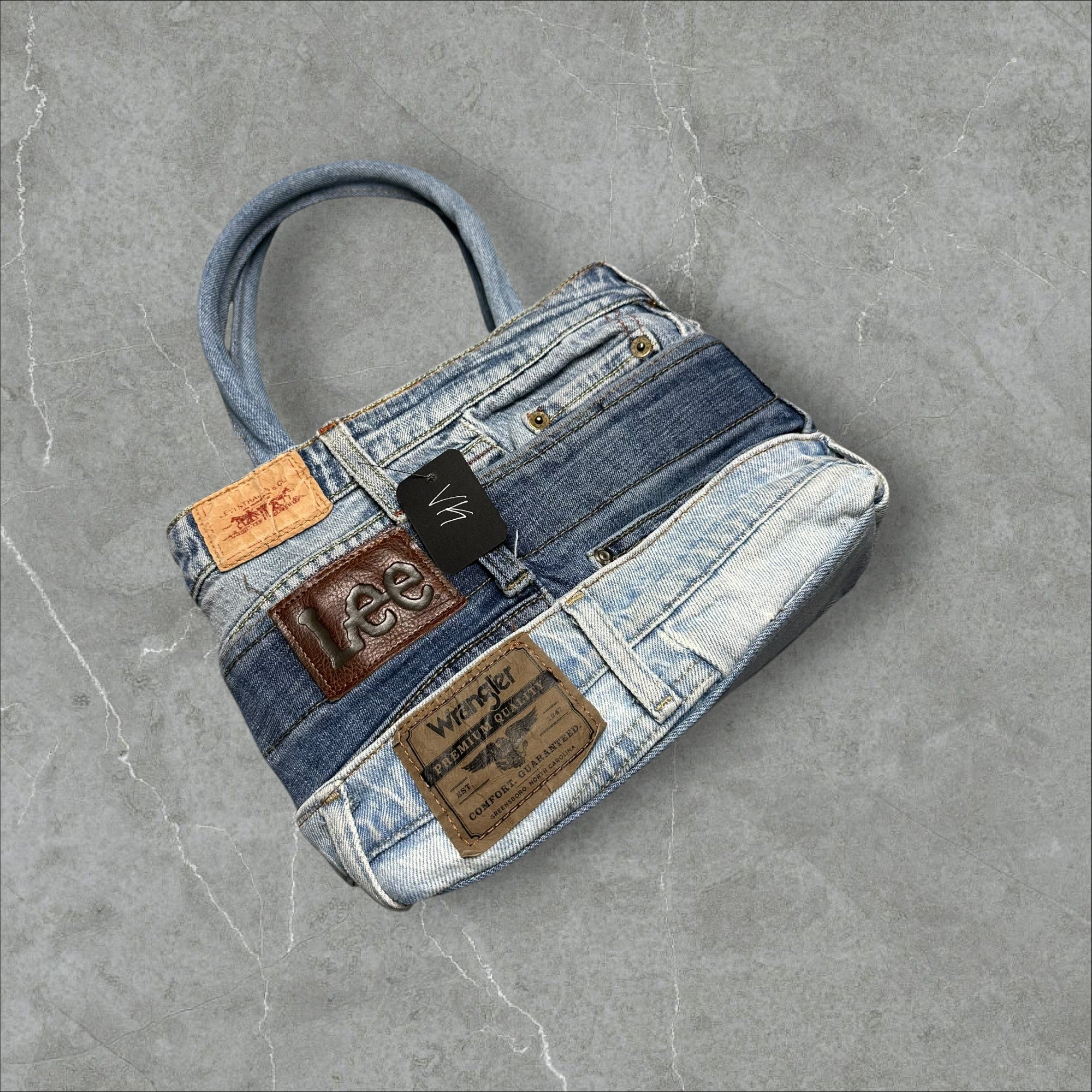Vintage reworked Jeans Bag