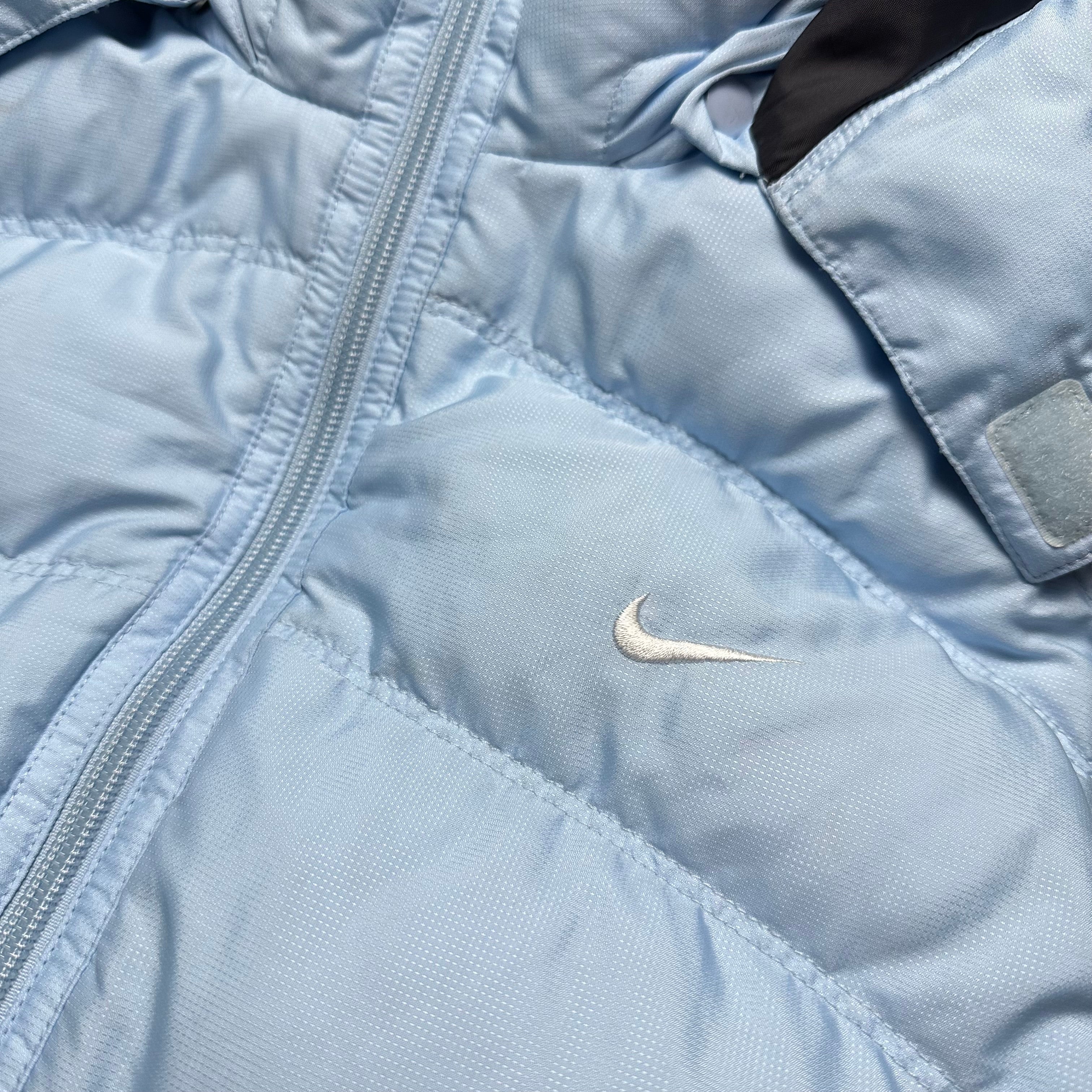 Vintage Nike Weste Babyblau (S)
