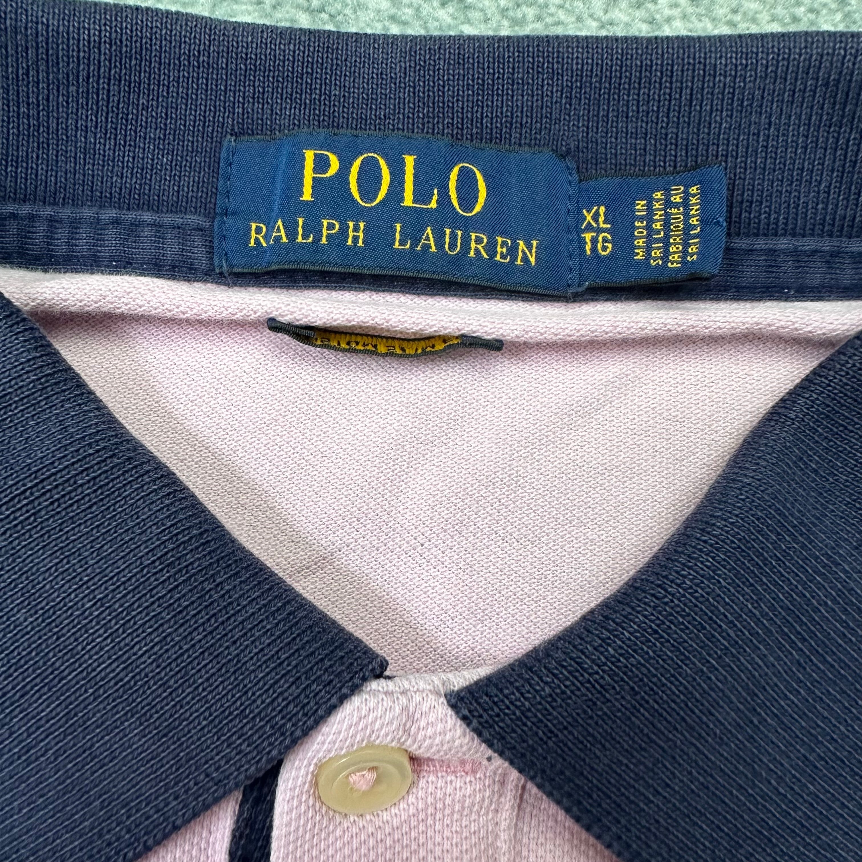 Vintage Ralph Lauren Polo Shirt Pink (L)
