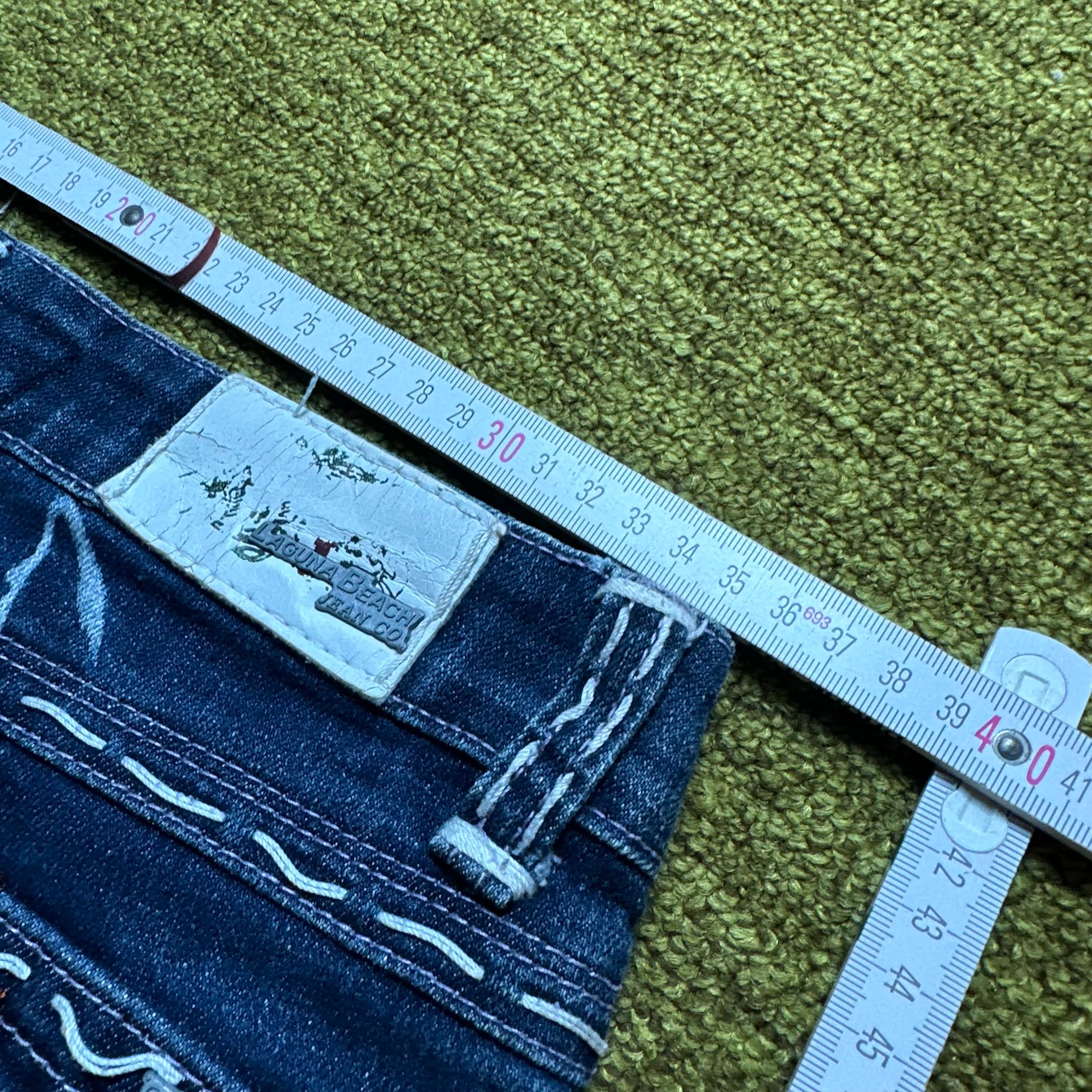 Vintage Laguna Beach Low Waist Jeans Y2K Damen (S)