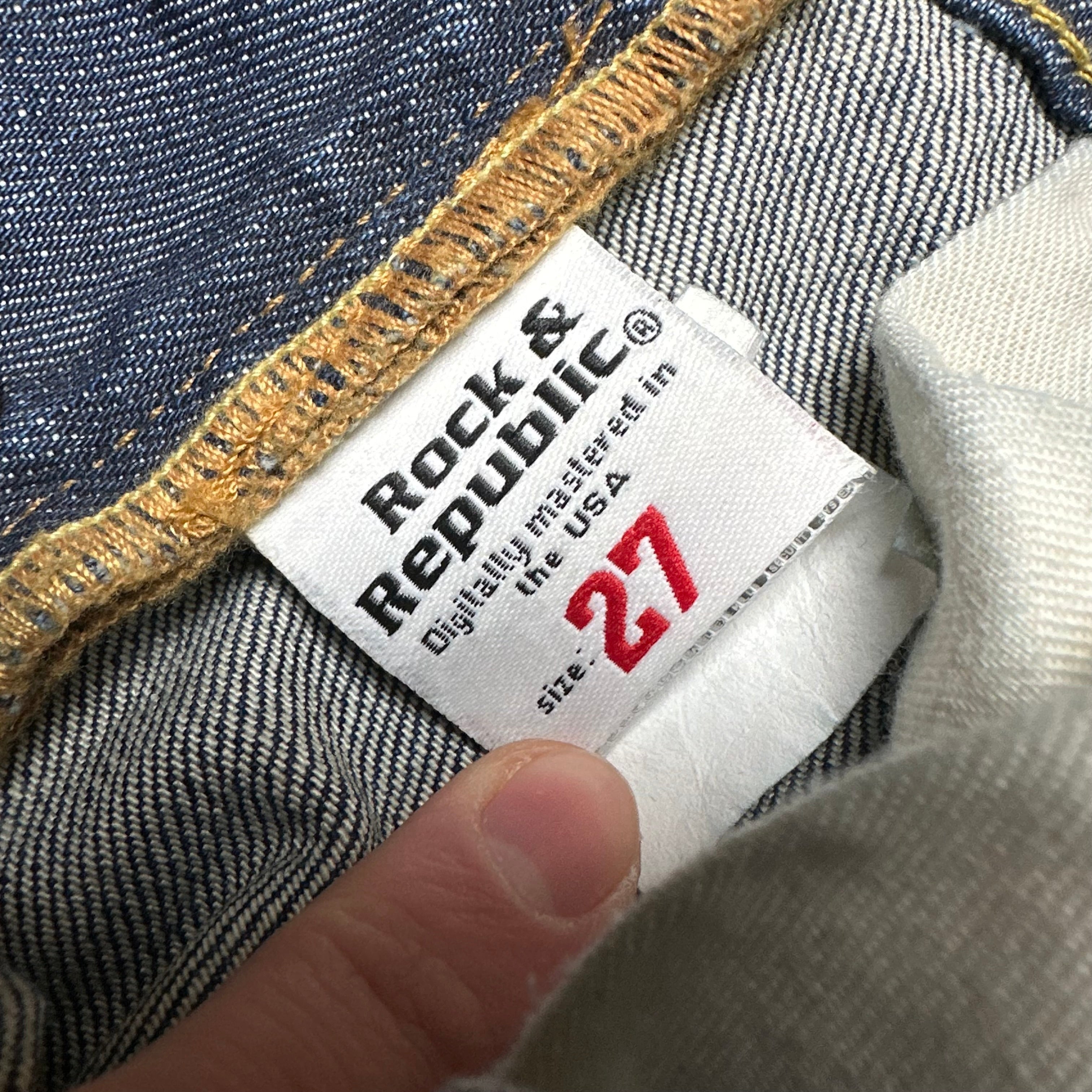 Vintage Rock & Republic Low Waist Jeans Damen (S-M)
