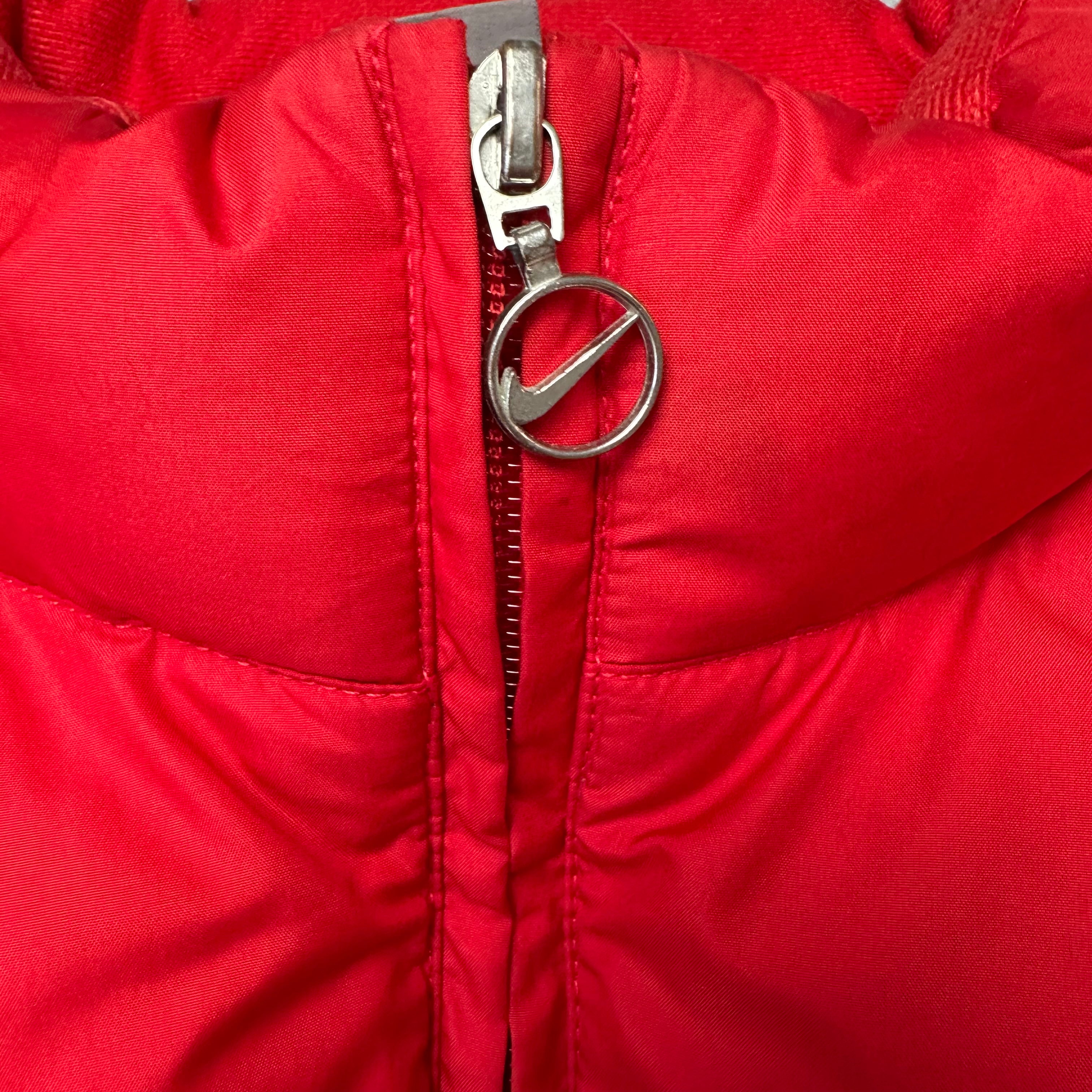 Vintage Nike Puffer Weste mit Backstitch (M)
