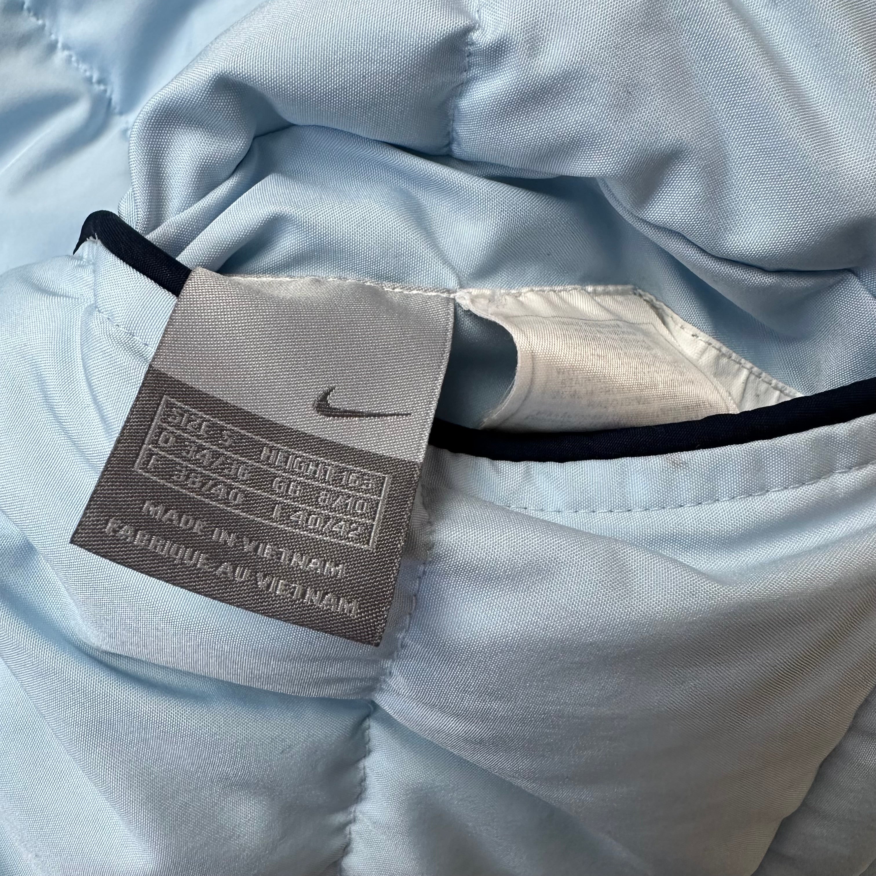 Vintage Nike Puffer Weste reversible Hellblau (XS-S)