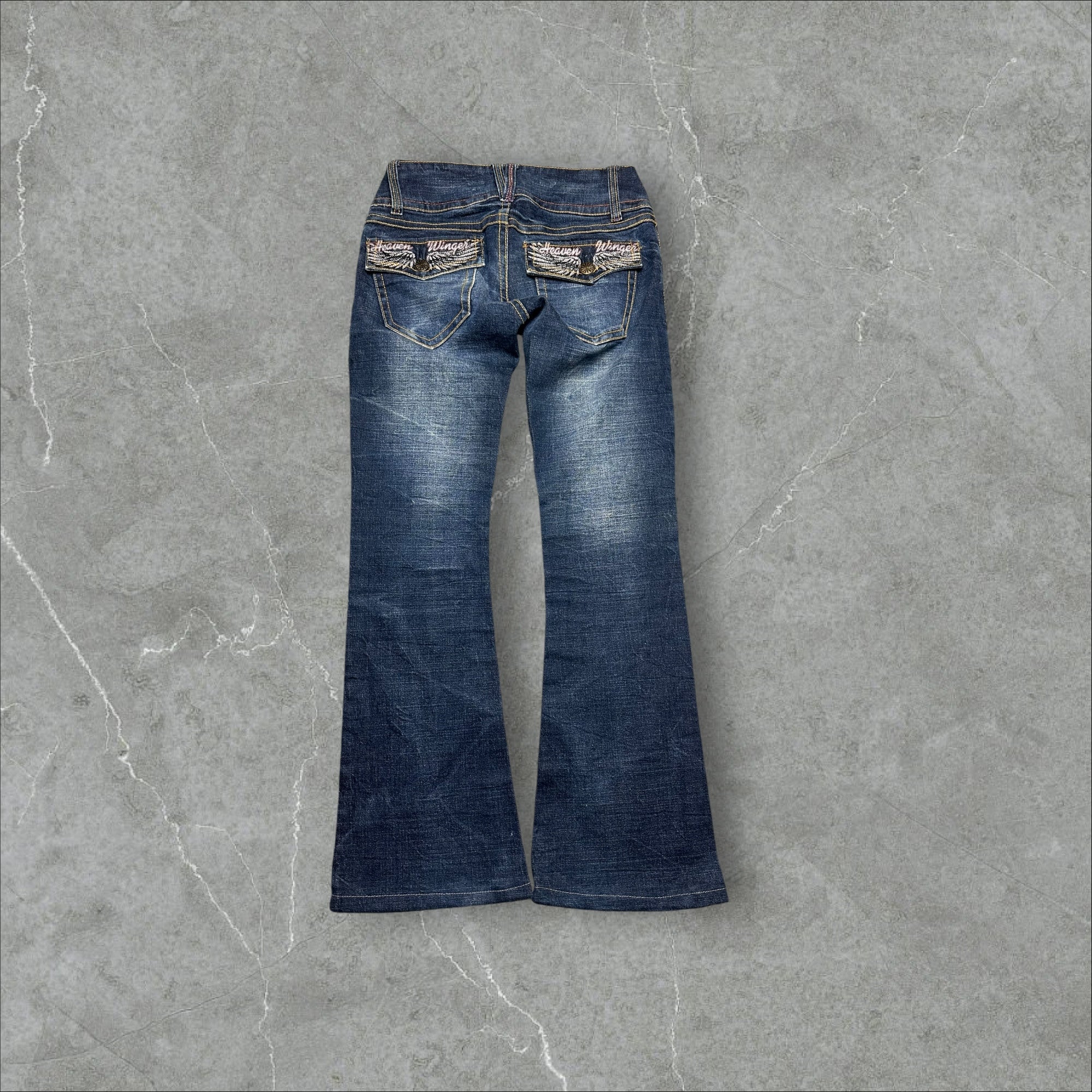 Vintage Low Waist Jeans Bootcut Y2K (XS)