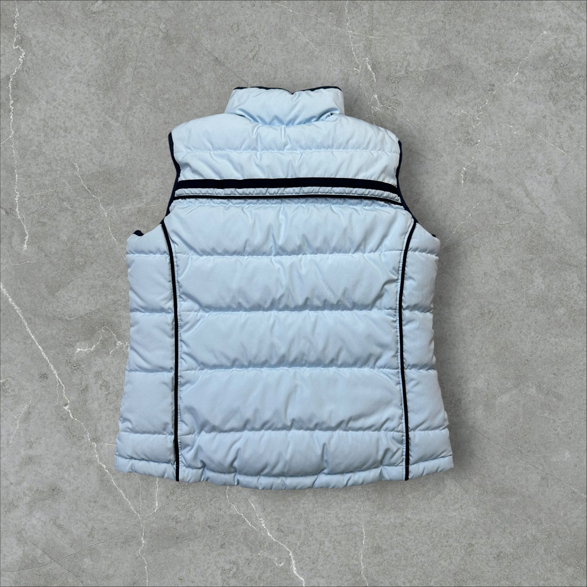 Vintage Nike Puffer Weste reversible Hellblau (XS-S)