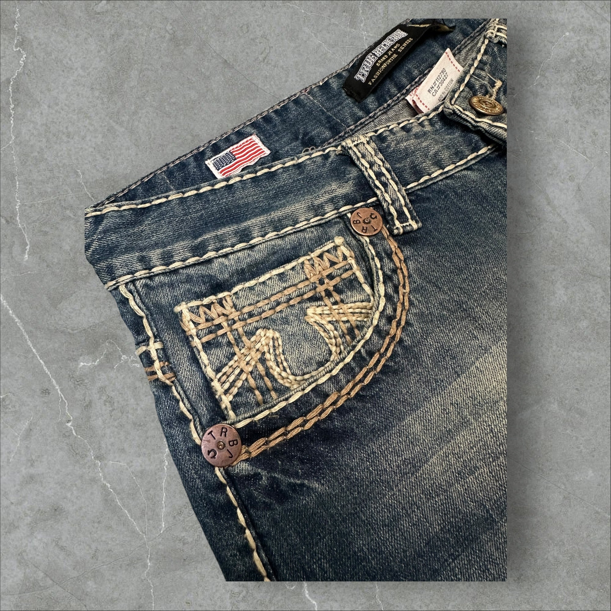 True Religion breite Jeans (M/32)