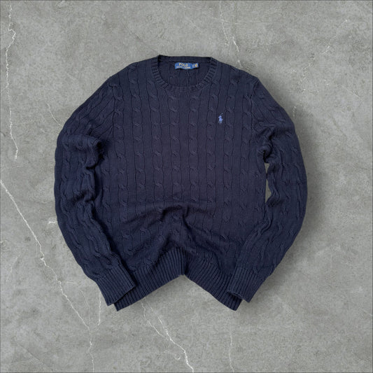 Vintage Ralph Lauren Sweater dunkelblau (S)