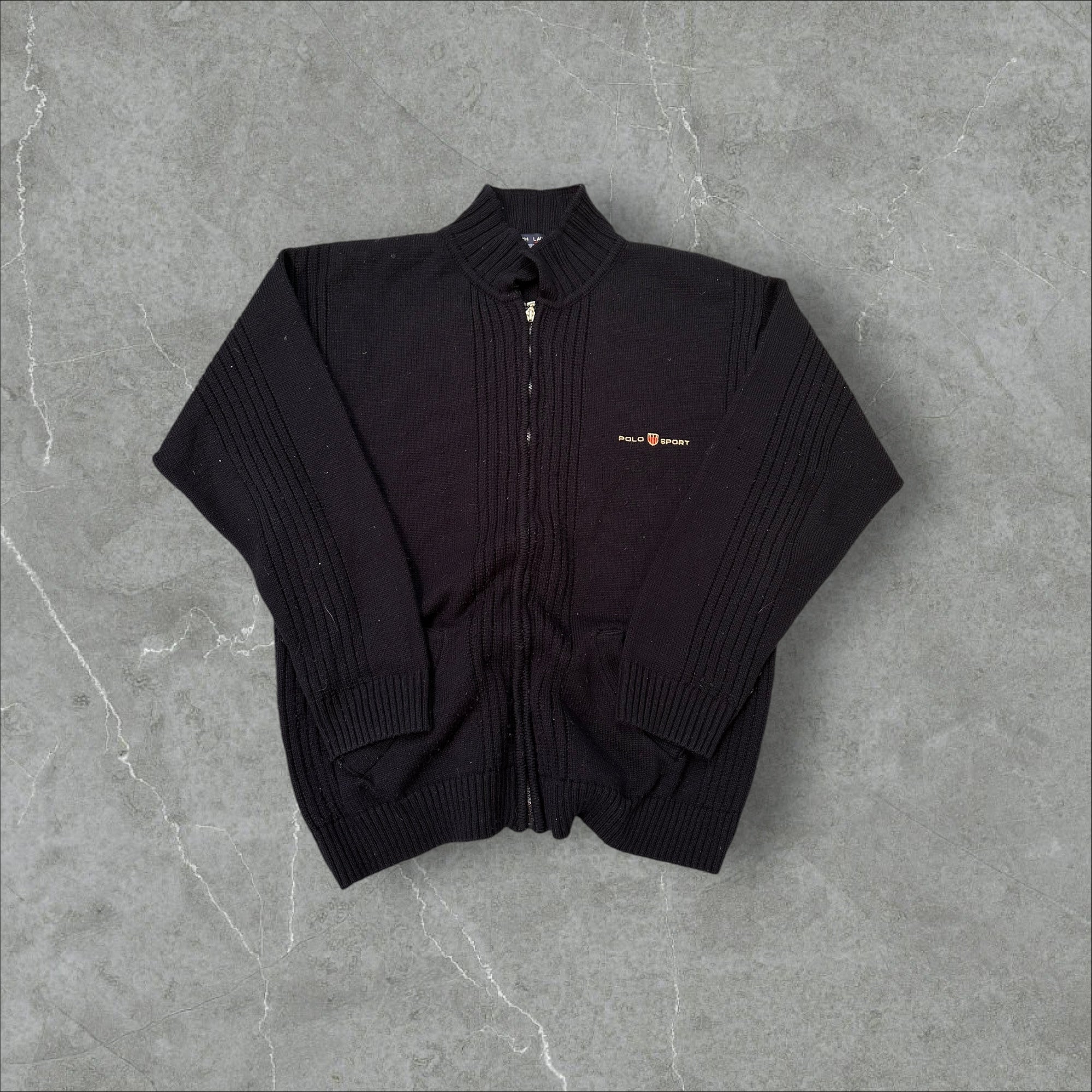 Vintage Ralph Lauren Polo Sports Strickjacke (XL)