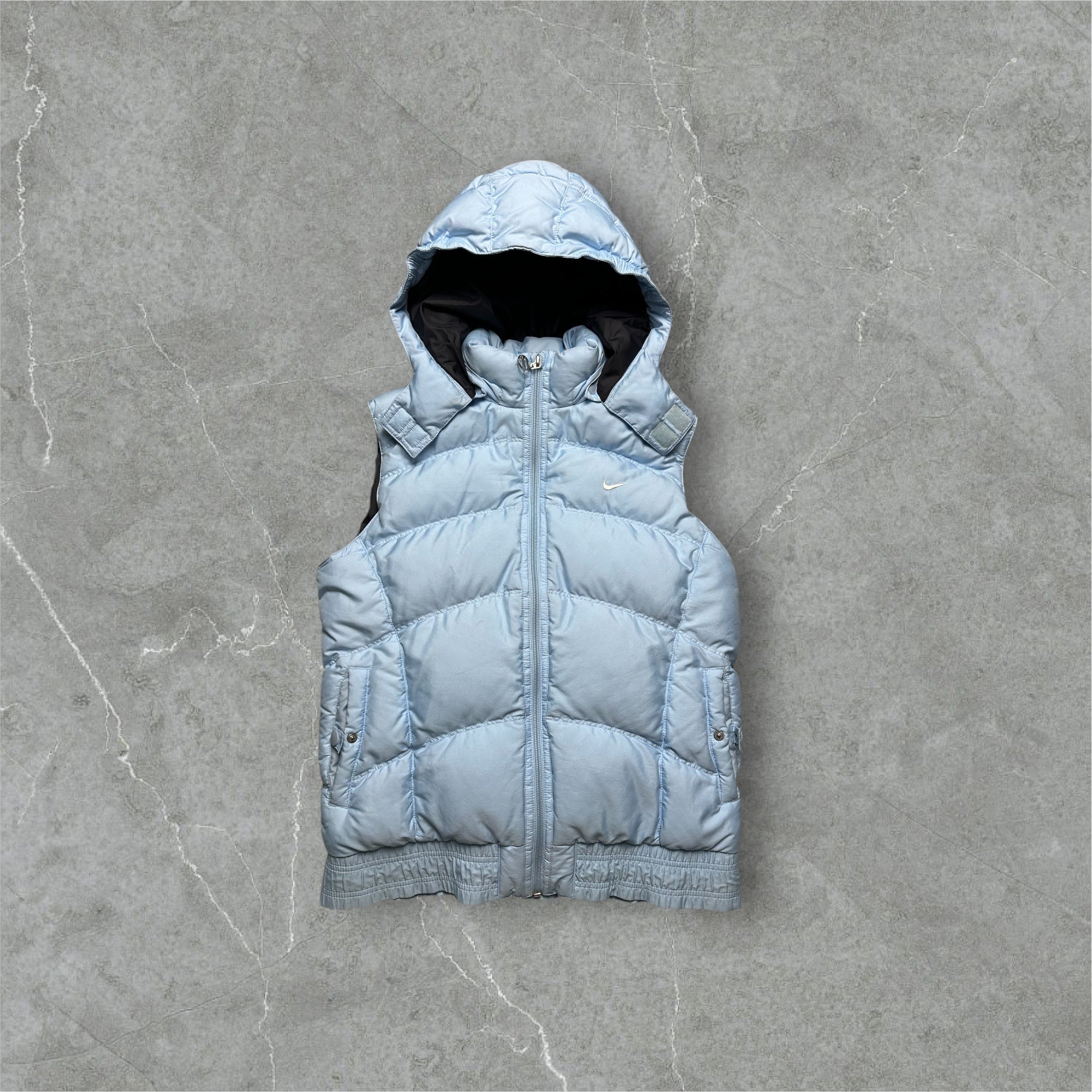 Vintage Nike Weste Babyblau (S)